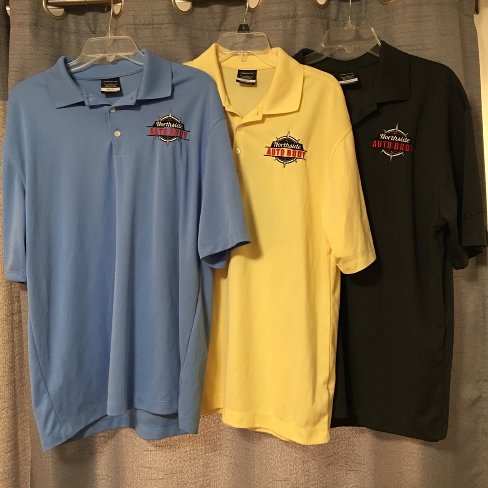 🌸Nike - Three Men’s Golf Polo Shirts